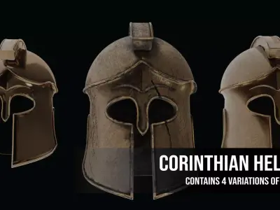 Corinthian Helmet 3D model