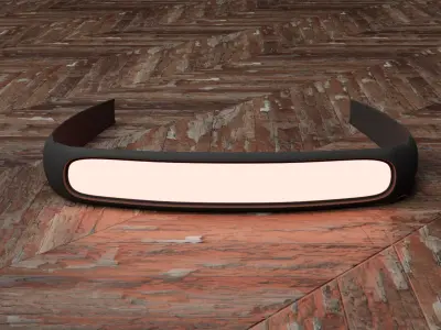 Scifi Glasses Mono Lens Free low-poly 3D model