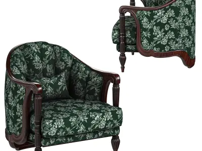 Ravencrest Classic Armchair 3D model