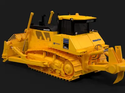 Komatsu D155AXi8 3D model