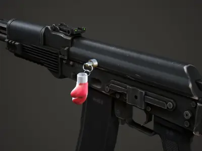 Boxing Glove Weapon Charm - Low Poly Game Ready Low-poly 3D model