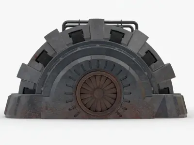 Industrial Transformers 4K Textures Low-poly 3D model