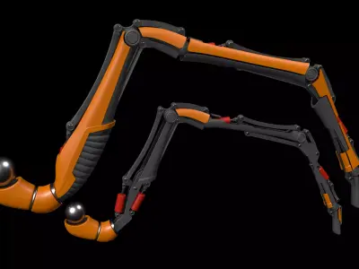Robot Leg 3D model order