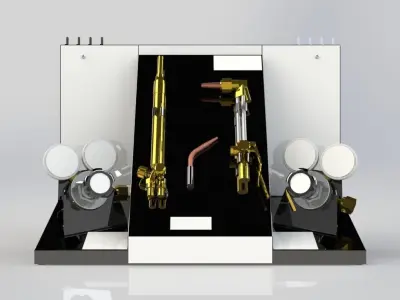 Torch - Regulator - Check Valve Kit 3D model