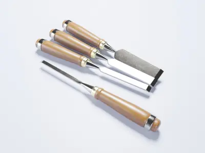 chisel Low-poly 3D model purchase