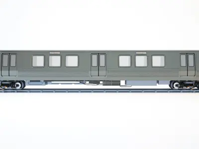 WMATA 7000 Metro Train 3D model