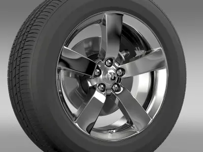 Dodge T wheel 3D model