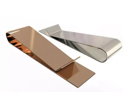 Money Clip Low-poly 3D model