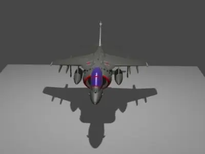 Av-8B Harrier 3D model