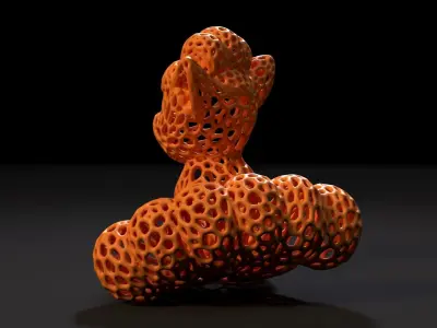Vulpix Pokemon 3D print model