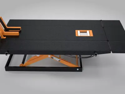 Motorcycle Lift Table 3D model