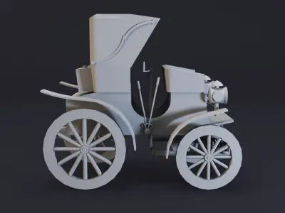 8- Classic Cars- High detail 3d models- Vol 02 Low-poly 3D model