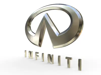 infiniti logo 3D model