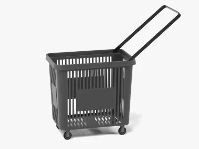 -Shopping Cart V2- 3D model