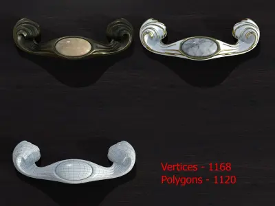Handles Vol 04 Low-poly 3D model
