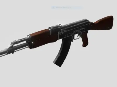 AK-47 Gun 3D model