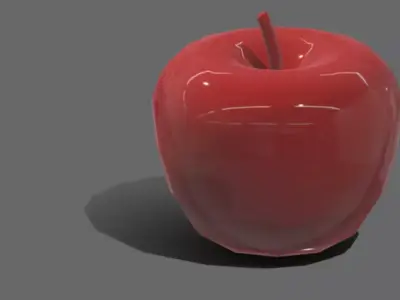 Apple Free 3D model purchase