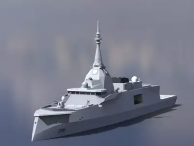 FDI Frigate for 3d Print miniature 3D print model