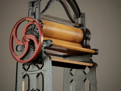 Mangle Low-poly 3D model