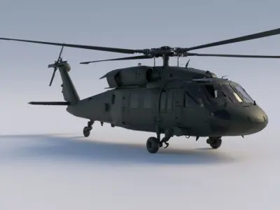 UH-60 Black Hawk 3D model