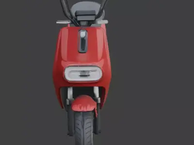 Stylized Electric Scooter 3D Model 3D model get