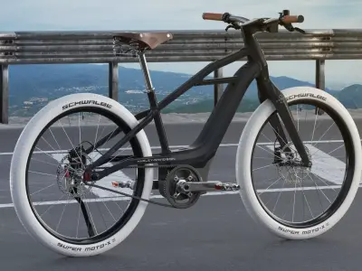 Vintage electric bicycle Serial 1 MOSH TRIBUTE 3D model