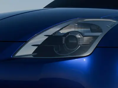 Nissan 350Z Exterior High Precision Mesh NURBS-Based 3D model