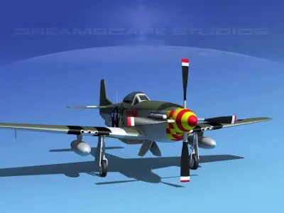 P-51D Mustang Sebastian Jr 3D model