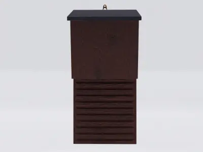 Bat house 3D model