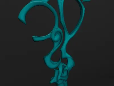 League of Legends Gwen Scissors FAN ART 3D MODEL 3D model
