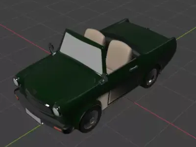 Vintage Classic Car  3D model