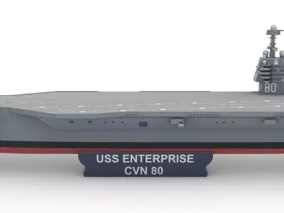 USS Enterprise CVN-80 3D print model