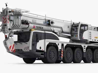 Terex Explorer 5500 All Terrain Crane 3D model