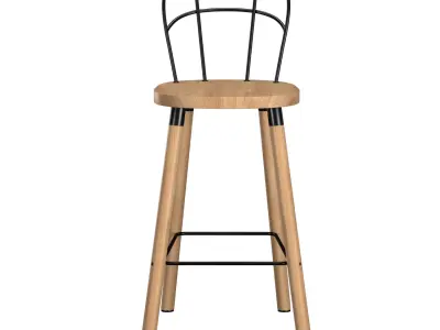 Partridge Bar Chair 3D model