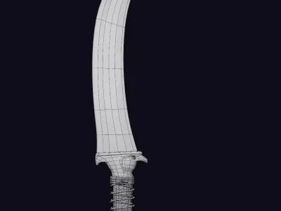 Pharaonic dagger 3D model