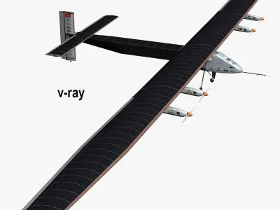 Solar Impulse-II 3D model