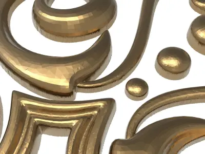  decorative pattern ready for 3D printing 3D model 502