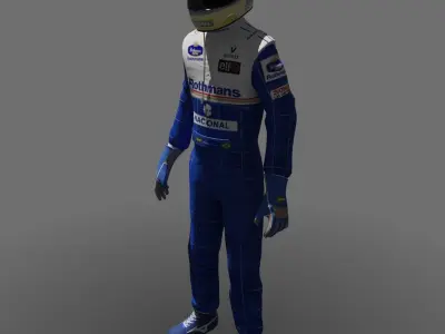 Ayrton Senna 1994 3D model