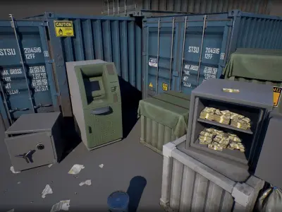 Industry Props Pack 4 Low-poly 3D model