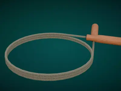 Jump Rope Low-poly 3D model purchase