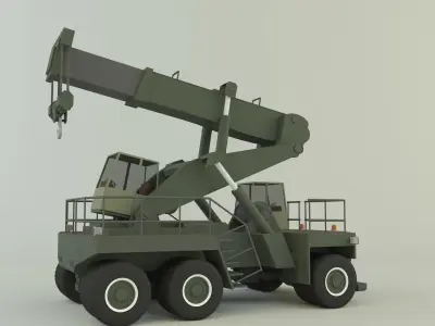 wheel crane model 3D model