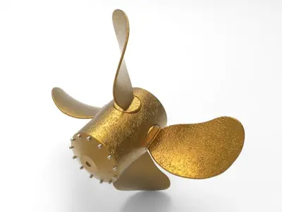 Propeller - Radiating Blades 3D model