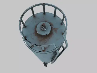 Storage Tank Low-poly 3D model buy