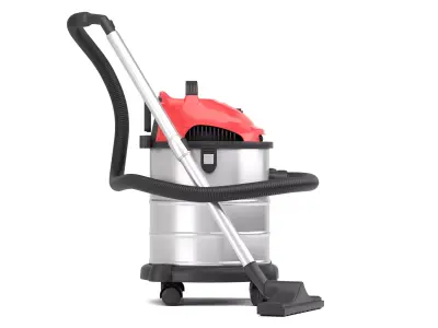 Industrial Wet Dry Vacuum Cleaner 3D Model 3D model