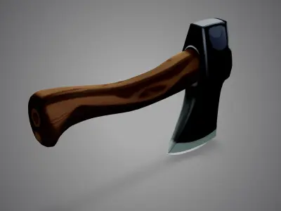 Handcrafted Axe 3D Model 3D model