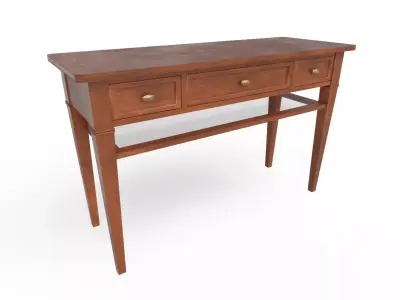 Amazzonite console table Low-poly 3D model