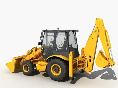 Collection Construction Vehicles 02 3D model