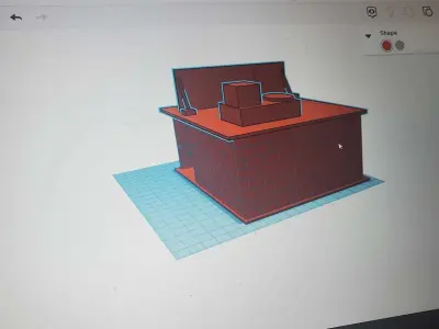 scale building for hot wheels  Free 3D print model