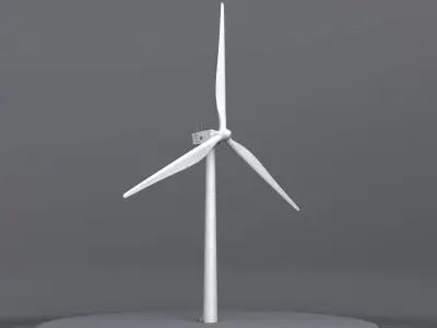 Onshore Wind Turbine 3D model