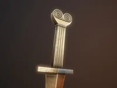Themistocles Sword Low-poly 3D model